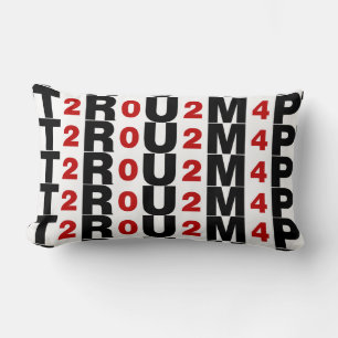 Trump 2024 Red Lumbar Cushion