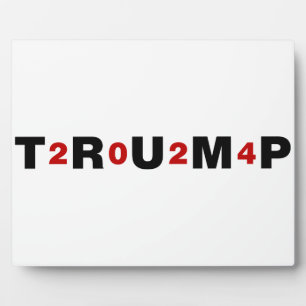 Trump 2024 Red Plaque