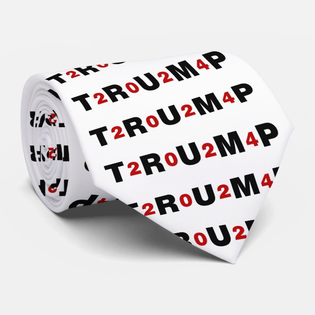 Trump 2024 Red Tie (Rolled)