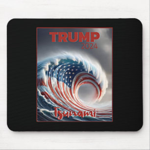 Trump 2024 Red Wave Tsunami Usa Election Voting Re Mouse Pad