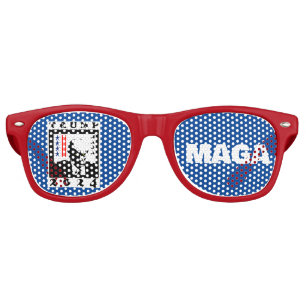 TRUMP 2024 RWB RETRO SUNGLASSES