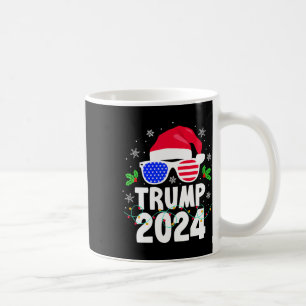 Trump 2024 Santa Usa Make Christmas Great Again Fu Coffee Mug