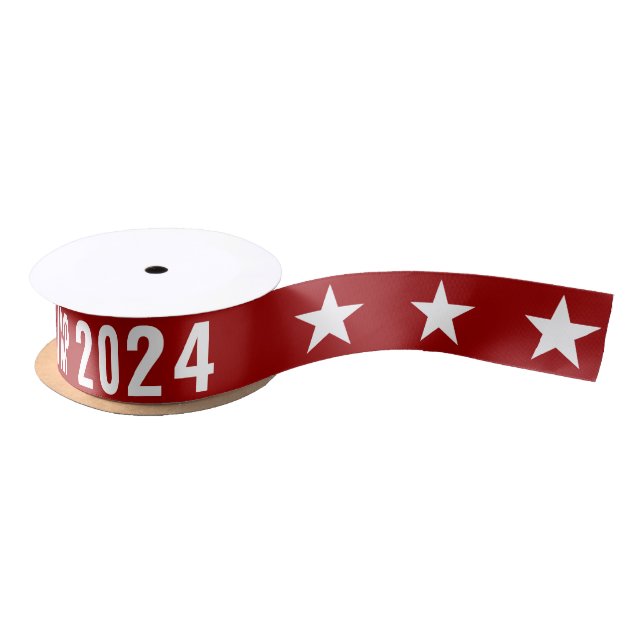 Trump 2024  satin ribbon (Spool)