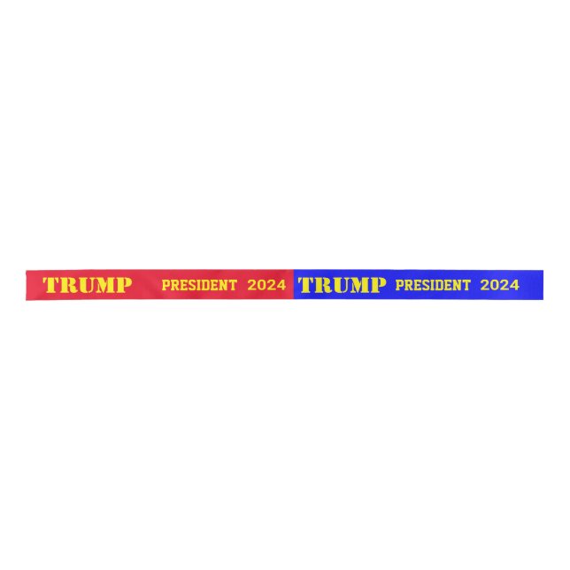 TRUMP 2024 SATIN RIBBON (Front)