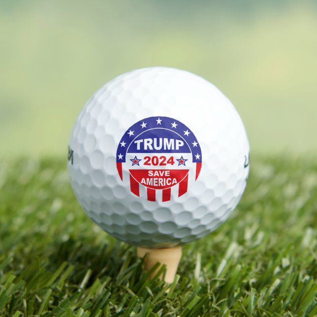 TRUMP 2024 SAVE AMERICA GOLF BALLS (Insitu Tee)