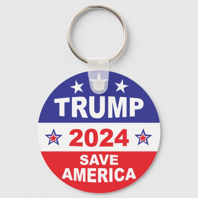 TRUMP 2024 SAVE AMERICA KEY RING (Front)