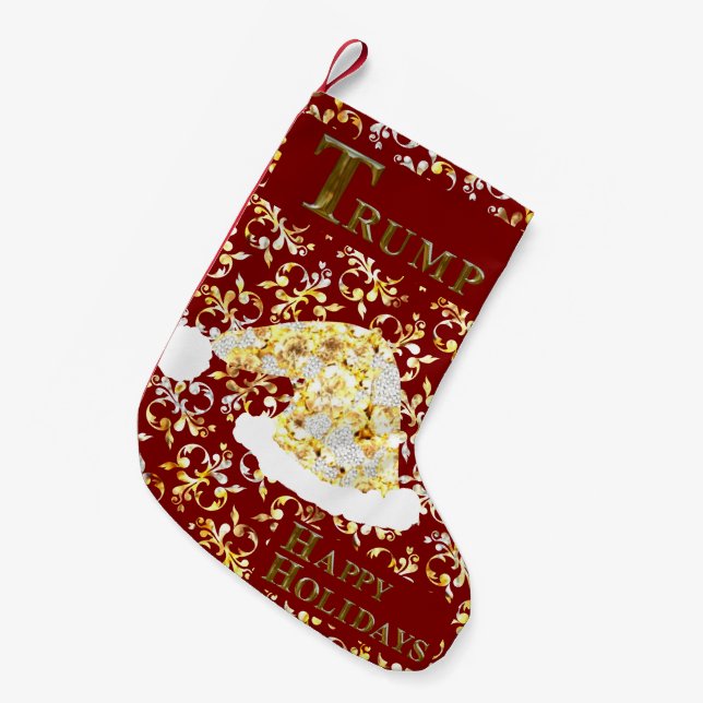 TRUMP 2024  SMALL CHRISTMAS STOCKING (Front (Hanging))