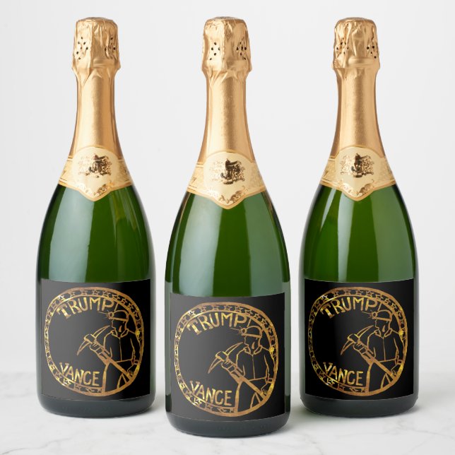 TRUMP 2024 SPARKLING WINE LABEL (Bottles)