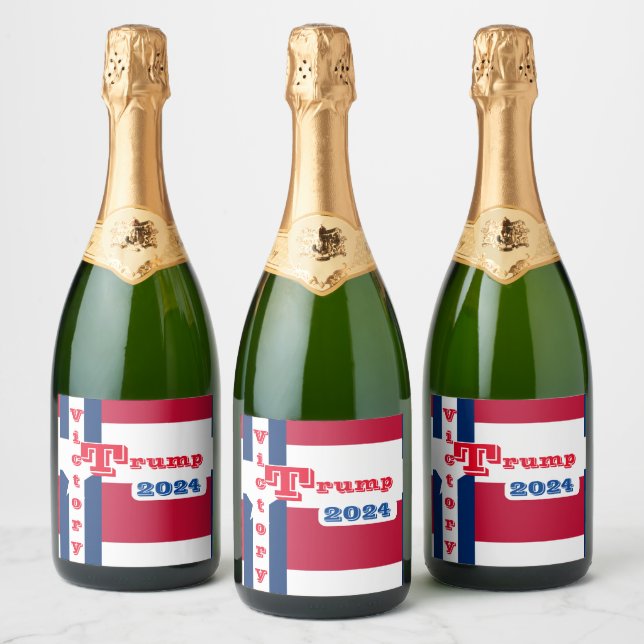 TRUMP 2024 SPARKLING WINE LABEL (Bottles)