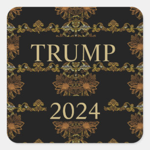 TRUMP 2024 SQUARE STICKER
