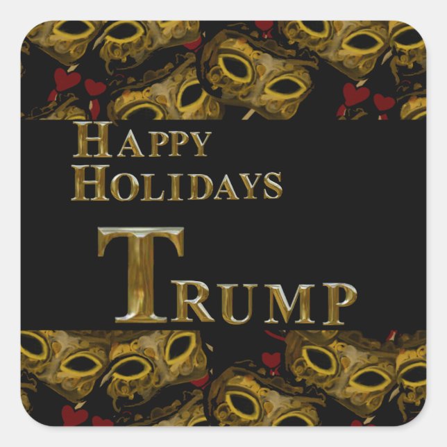 TRUMP 2024 SQUARE STICKER (Front)