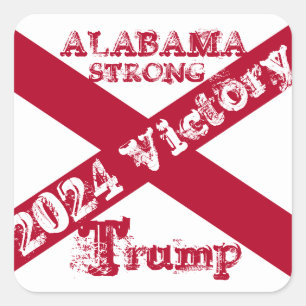TRUMP 2024 SQUARE STICKER