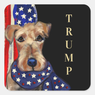 TRUMP 2024 SQUARE STICKER