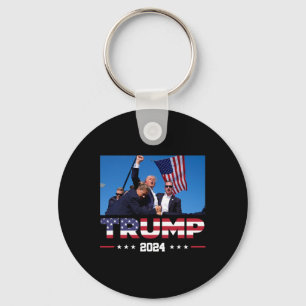 Trump 2024 Survived Shot At Election Rally  Key Ring