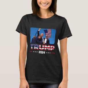 Trump 2024 Survived Shot At Election Rally T-Shirt