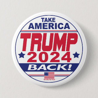 Trump 2024 Take America Back 7.5 Cm Round Badge