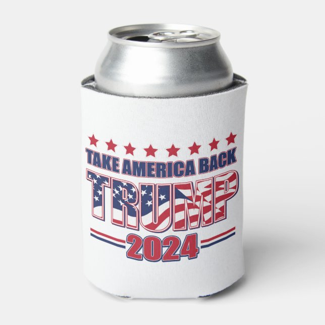 TRUMP-2024 Take America Back Can Cooler (Can Front)