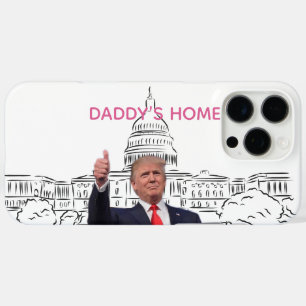 Trump 2024 Take America Back Daddy's Home  iPhone 16 Pro Max Case