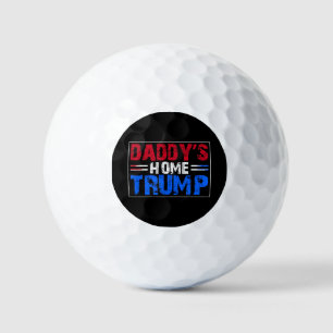 Trump 2024 Take America Back Daddy's Home Golf Balls