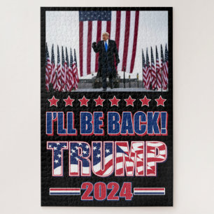 Trump 2024 Take America Back Jigsaw Puzzle
