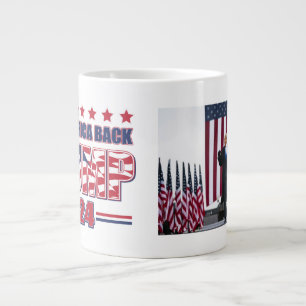Trump 2024 Take America Back Large Coffee Mug