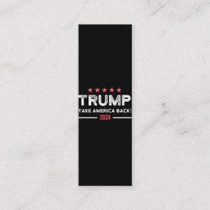 Trump 2024 Take America Back Loyalty Card