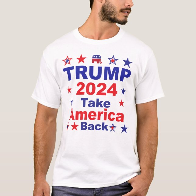 TRUMP 2024 Take America Back T-Shirt (Front)
