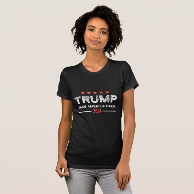 Trump 2024 Take America Back T-Shirt (Front Full)