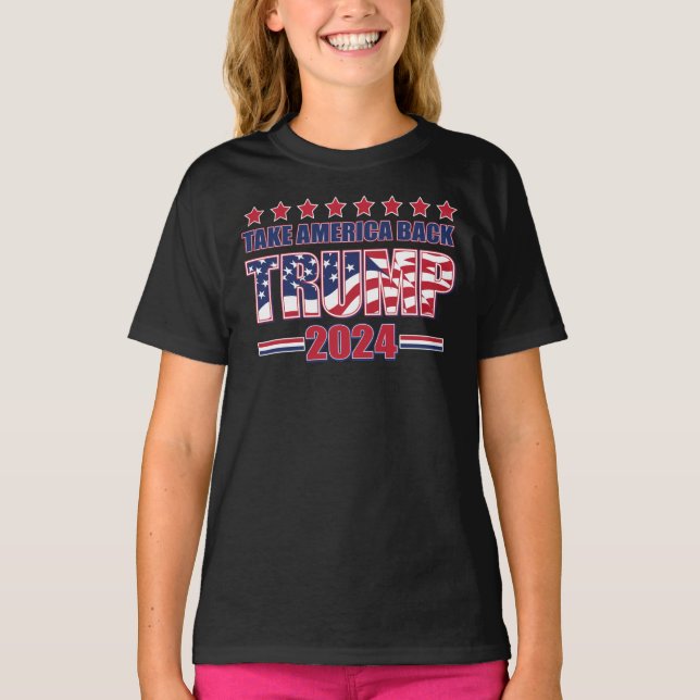 Trump 2024 Take America Back T-Shirt (Front)