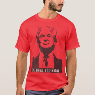 Trump 2024 - The Devil You Know Halloween Voter Co T-Shirt