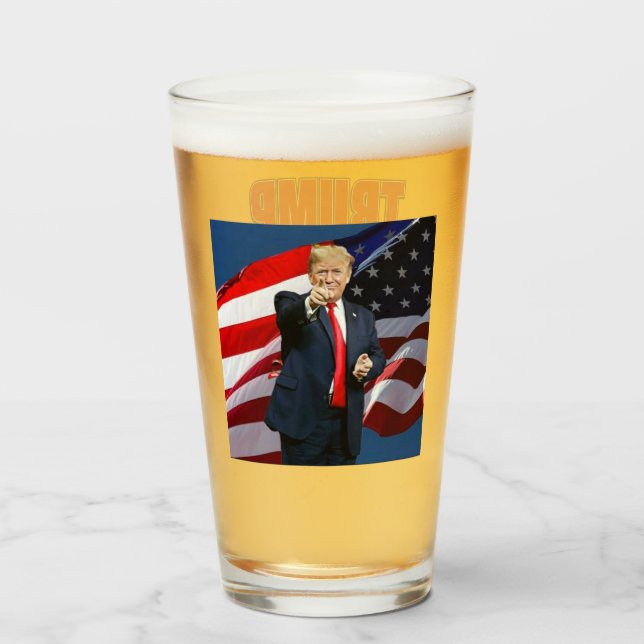 Trump 2024 The Great American Comeback Glass (Back Filled)