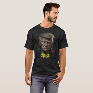 Trump 2024: The Retribution Tour Begins Square T-Shirt