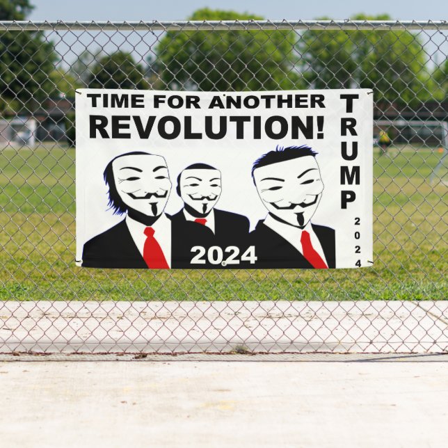 Trump 2024 Time for another Trump revolution. Banner (Insitu)