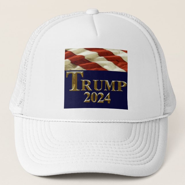 TRUMP 2024 TRUCKER HAT (Front)