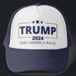 Trump 2024 trucker hat<br><div class="desc">Show your support for Donald Trump US presidental election 2024 with our high-quality election merchandise. Make your voice heard in the upcoming presidential election with our reliable and secure voting machines,  designed to support Donald Trump for American President</div>