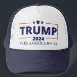 Trump 2024 trucker hat<br><div class="desc">Show your support for Donald Trump US presidental election 2024 with our high-quality election merchandise. Make your voice heard in the upcoming presidential election with our reliable and secure voting machines,  designed to support Donald Trump for American President</div>
