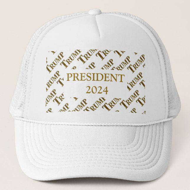 TRUMP 2024 TRUCKER HAT (Front)