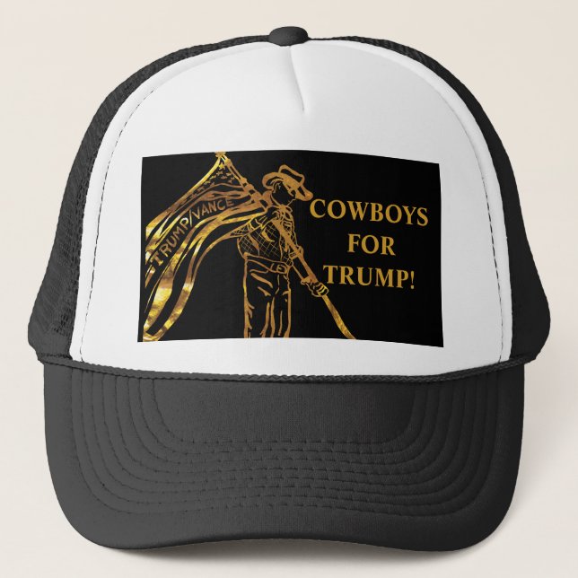 TRUMP 2024 TRUCKER HAT (Front)