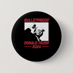 Trump 2024 Trump Rally Trump Ear Donald Trump Pres 6 Cm Round Badge
