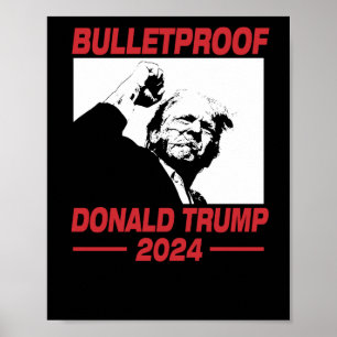 Trump 2024 Trump Rally Trump Ear Donald Trump Pres Poster