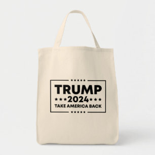 Trump 2024 Trump Take America Back Tote Bag