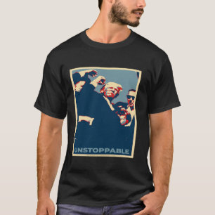 Trump 2024 Unstoppable poster design T Shirt