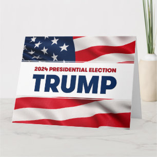 TRUMP 2024 US Presidential Election Card