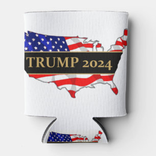 Trump 2024 USA Can Cooler