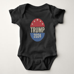 Trump 2024 Vote Again Funny Election Trump Again Baby Bodysuit