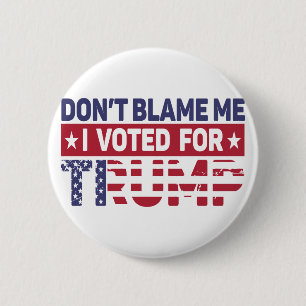 Trump 2024 Vote Trump 6 Cm Round Badge