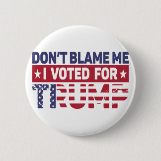 Trump 2024 Vote Trump 6 Cm Round Badge