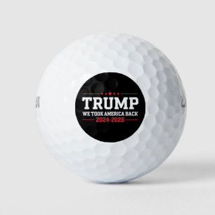 Trump 2024 We Took America Back 47 USA Golf Balls
