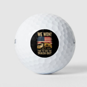 Trump 2024 We Won Wins Victory Inauguration 2025 Golf Balls