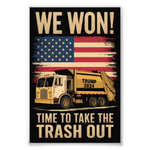 Trump 2024 We Won Wins Victory Inauguration 2025  Photo Print